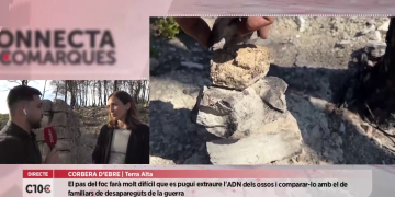 L’incendi de Corbera deixa, un any després, visibles les cicatrius de la Batalla de l’Ebre