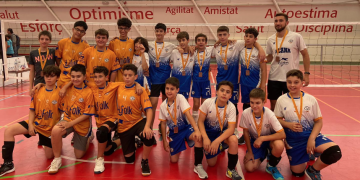 Bons resultats dels equips ebrencs de voleibol a les primeres finals de Catalunya dels Jocs Esportius Escolars