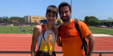 Laia Monforte i Mireia Fèlix guanyen l’or al Campionat de Catalunya d’atletisme