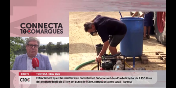 El COPATE inicia el segon tractament contra la mosca negra a l’Ebre