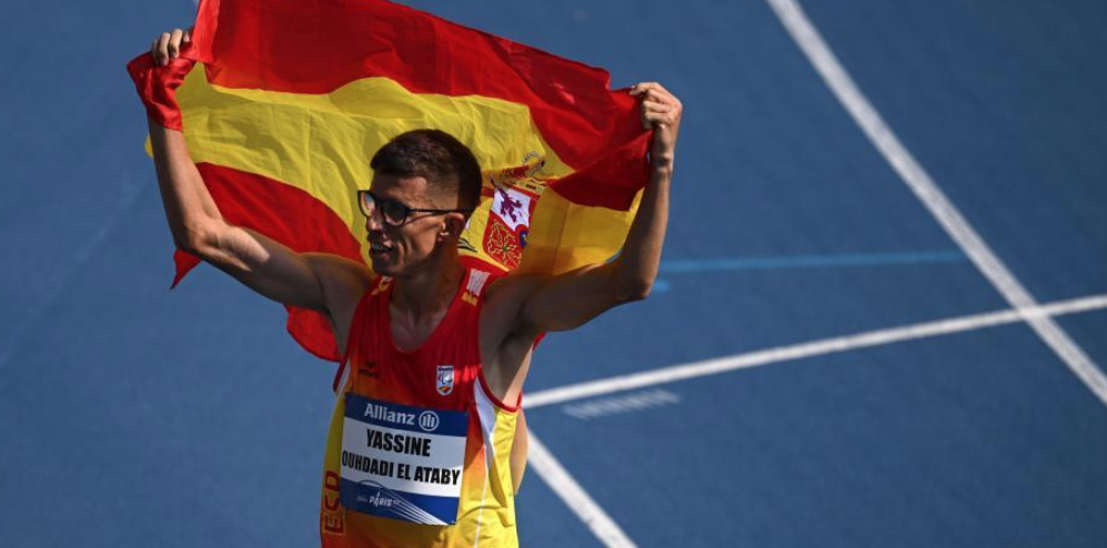 Yassine Ouhdadi guanya l’or als 5000 metres del Mundial i guanya el bitllet per als Jocs Paralímpics de París