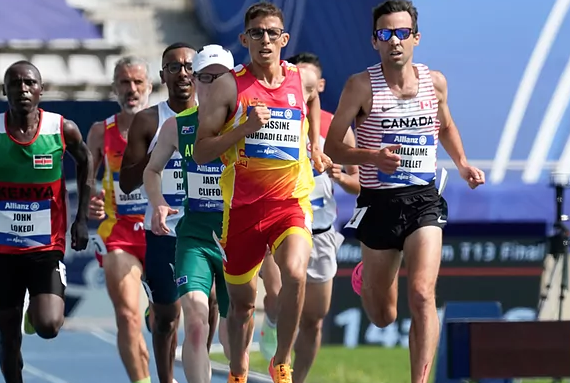 Yassine Ouhdadi guanya la plata a la prova dels 1500 del Mundial de Para Atletisme de París