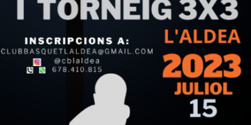 El Club Bàsquet l’Aldea organitza el primer Torneig 3×3