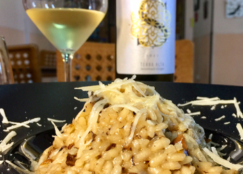 Risotto amb trufa i bolets xiitake