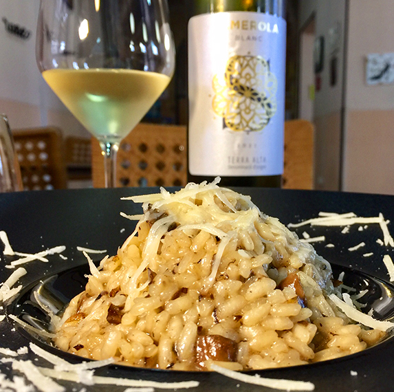 Risotto amb trufa i bolets xiitake