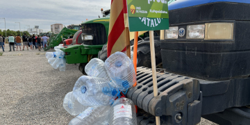 Els pagesos ebrencs marxen a Madrid per reclamar ajudes per la sequera 