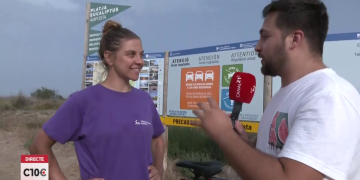 Tres agent mediambientals vetllaran pel bon funcionament de la platja dels Eucaliptus