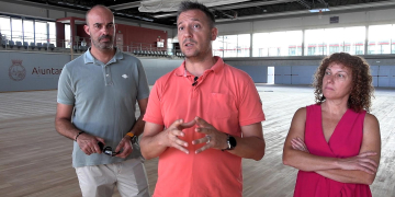 El pavelló de Roquetes disposarà d’un parquet renovat i una millor distribució dels camps de joc