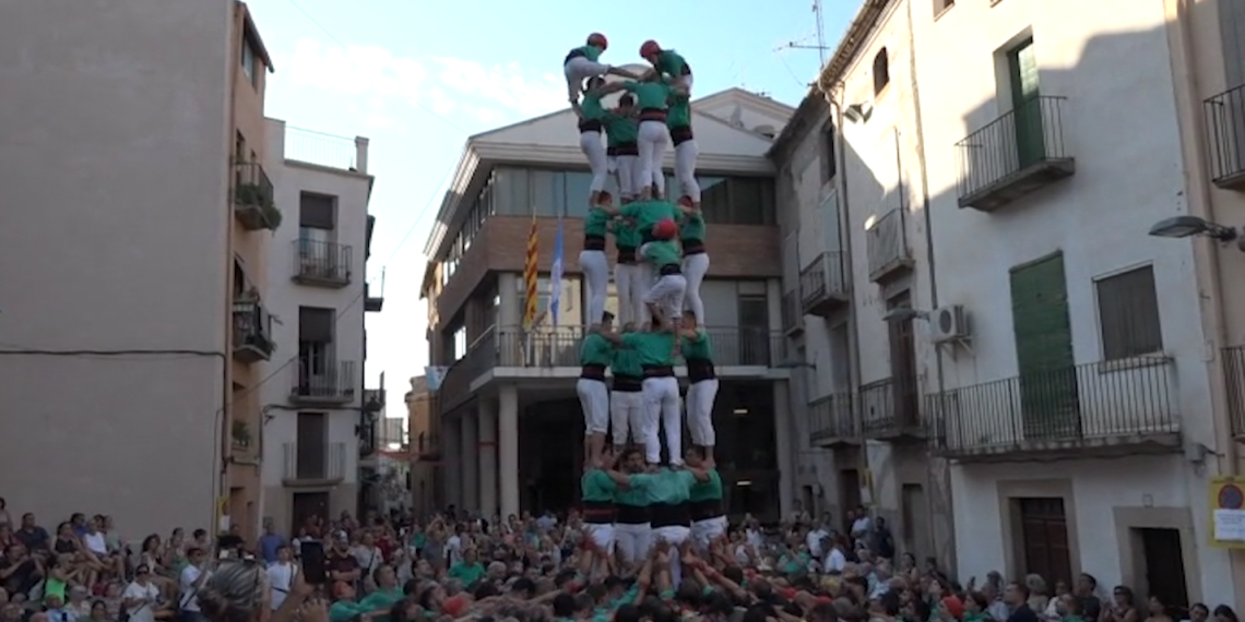 Diada castellera d’Ascó 2023 amb els Castellers de Vilafranca