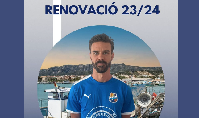 La UE Rapitenca anuncia la renovació de Chico Díaz