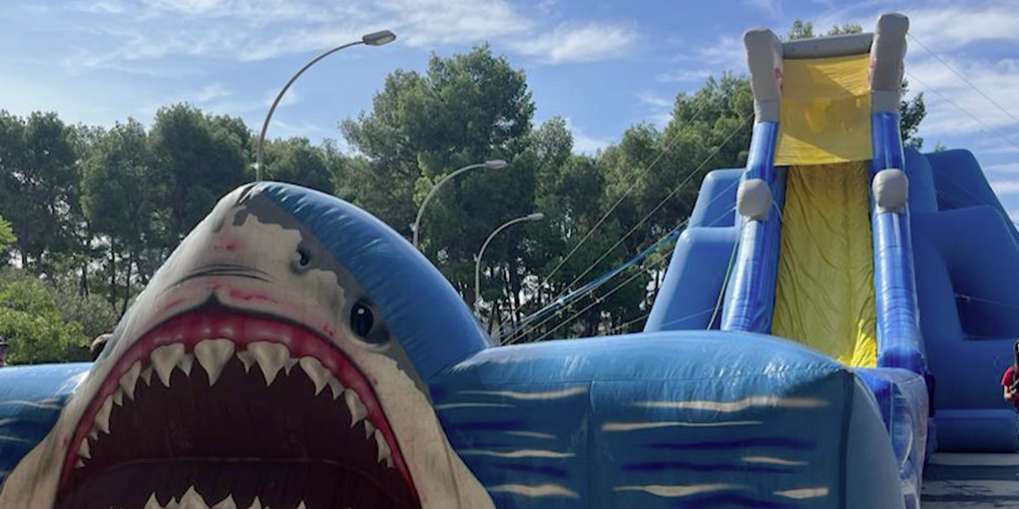 Prova circuit de Penyes amb Gran Tobogan ‘Megalodon’ de les Festes de la Cinta