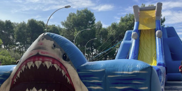 Prova circuit de Penyes amb Gran Tobogan ‘Megalodon’ de les Festes de la Cinta