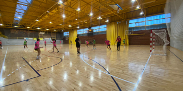 Partit amistós d’handbol entre l’Amposta i l’Ascó