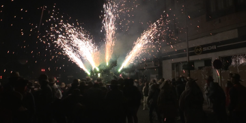 Celebració del 40è aniversari de l’Ebre Correfoc a Tortosa