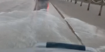 Nou episodi d’inundació a la barra del Trabucador pel temporal de mar