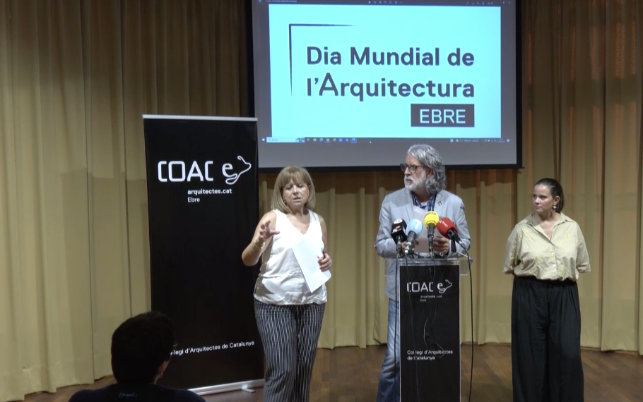 El COAC vol apropar l’arquitectura a la ciutadania de l’Ebre amb activitats per celebrar el Dia Mundial