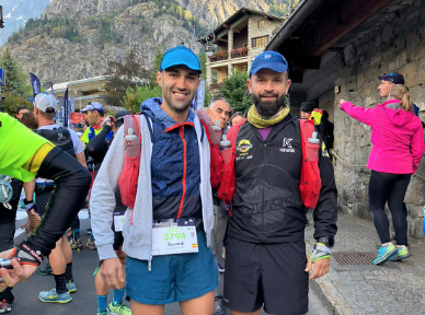 Gerard Rodríguez i Franc Pagà prenen part en la cursa d’UltraDistància Dacia UTMB Mont-Blanc