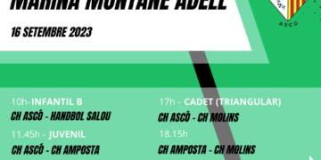 El Torneig Marina Montané Adell es celebra en record de la que va ser jugadora del Club Handbol Ascó