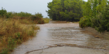 Primeres afectacions a les vies TV 3311 i 3322 per la pluja