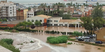 El temporal DANA colpeja el Montsià, amb el confinament de la població a Alcanar