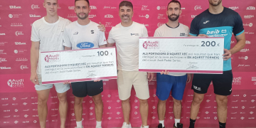 Carlos Bellés i Antonio Mata guanyen el torneig de l’Audi Pàdel Series de l’Stroke Vinaròs