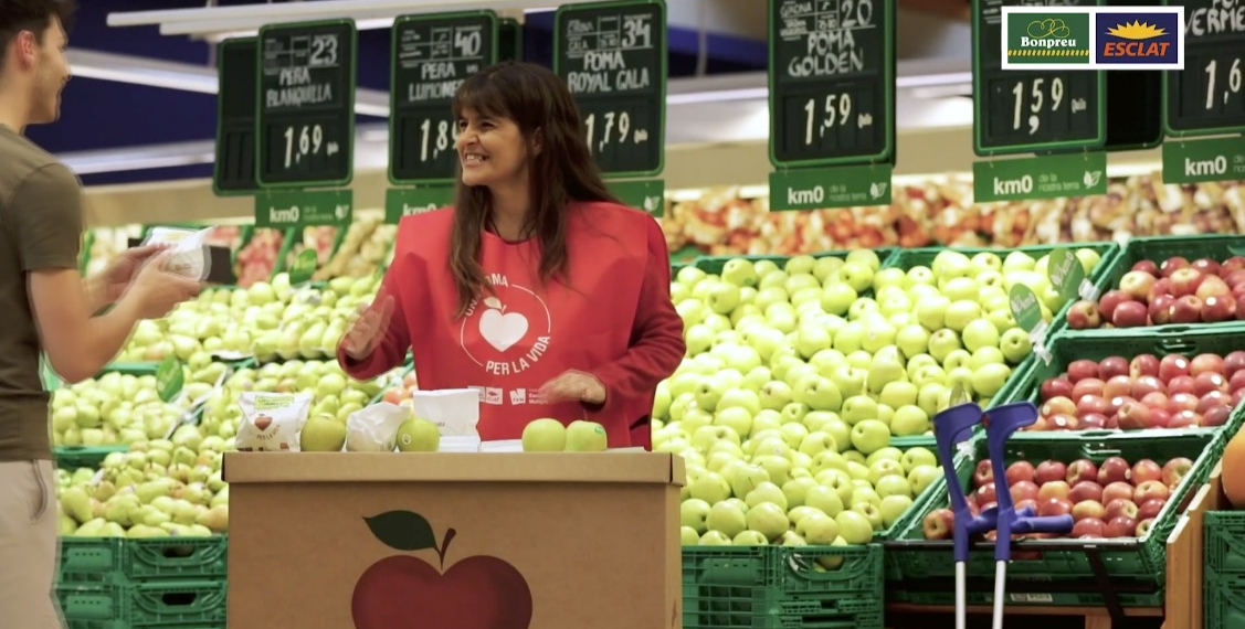 Els supermercats Bon Preu i Esclat de l’Ebre oferiran pomes solidàries per l’esclerosi múltiple