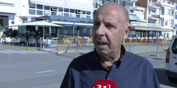 Comencen les obres de millora de la mobilitat dels vianants al passeig Marítim de l’Ampolla