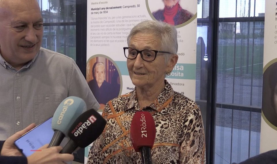 Manuela Príncep, una de les primeres dones de Campredó en ‘fer carrera’