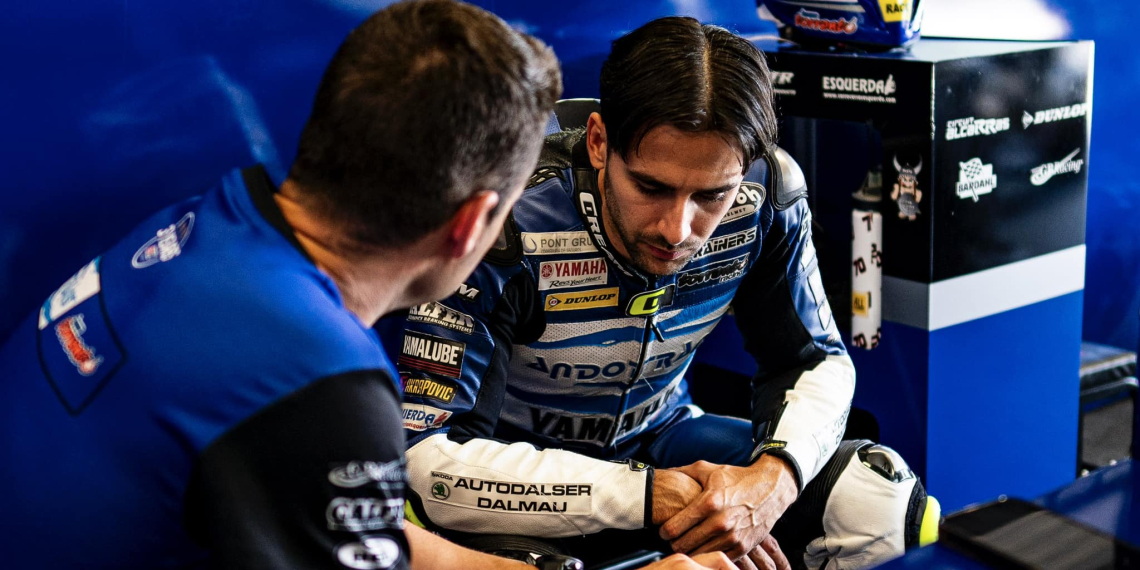 Marc Alcoba pateix una caiguda als entrenaments lliures i no competeix a Jerez