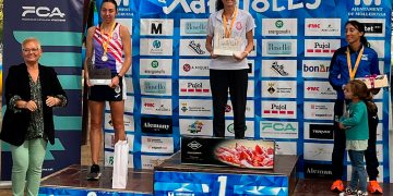 L’atleta tortosina Mireia Guarner, campiona de Catalunya de Mitja Marató