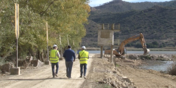 La CHE inicia els treballs per mobilitzar sediments a Mequinensa