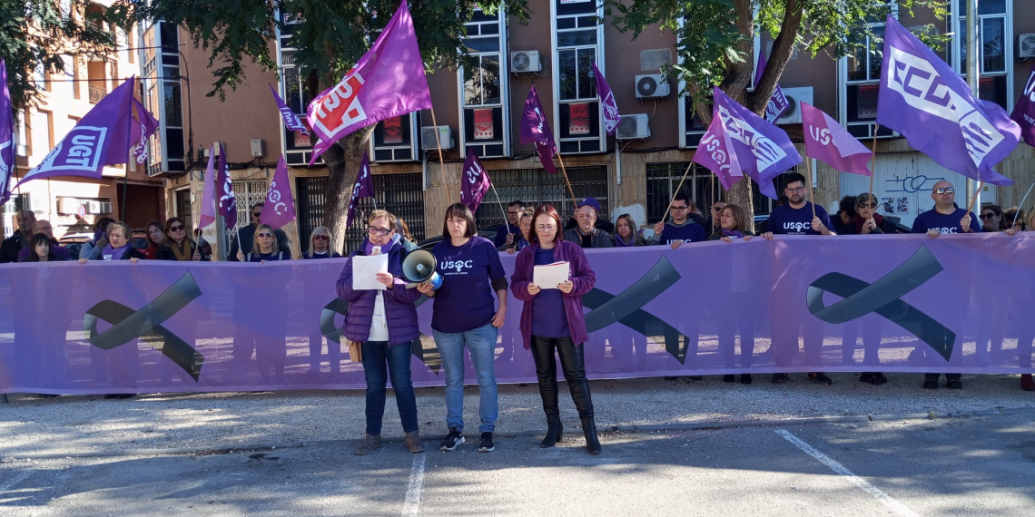 Clam dels sindicats contra les violències masclistes, que reclamen més mesures en l’àmbit laboral