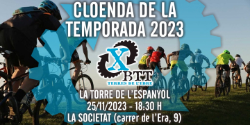 La Torre de l’Espanyol acollirà l’acte de cloenda de la Xallenger de BTT de les Terres de l’Ebre