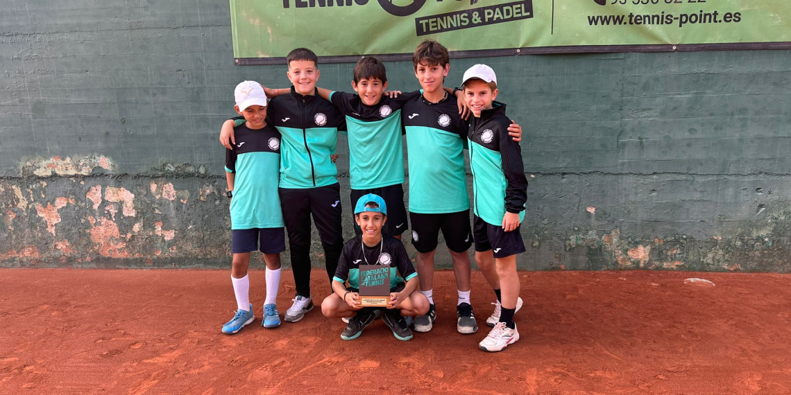 Els benjamins del Centre Esportiu Johnny Montañés assoleixen el sotscampionat de Catalunya de tennis