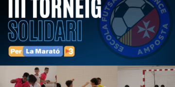 L’Escola Futsal Experience d’Amposta realitzar un torneig solidari amb La Marató de TV3