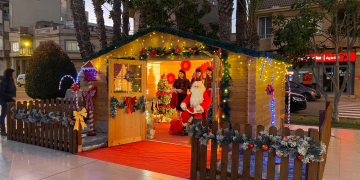 Visita a la caseta del Pare Noel de l’Aldea