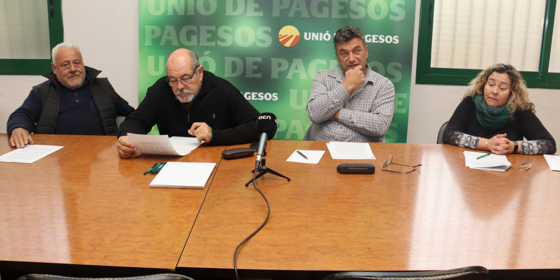 Unió de Pagesos presenta al·legacions a projectes eòlics i solars per fer complir la llei d’espais agraris