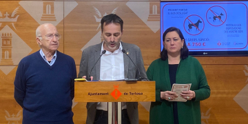 Sancions de fins a 750 euros per no recollir els excrements dels gossos a Tortosa