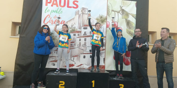 La comarca del Baix Ebre tanca a Paüls el calendari de cros del Jocs Esportius Escolars