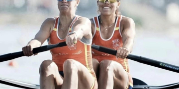 Aina Cid, del Club Nàutic Amposta, i Esther Briz guanyen l’Open Primavera 2024 a Banyoles