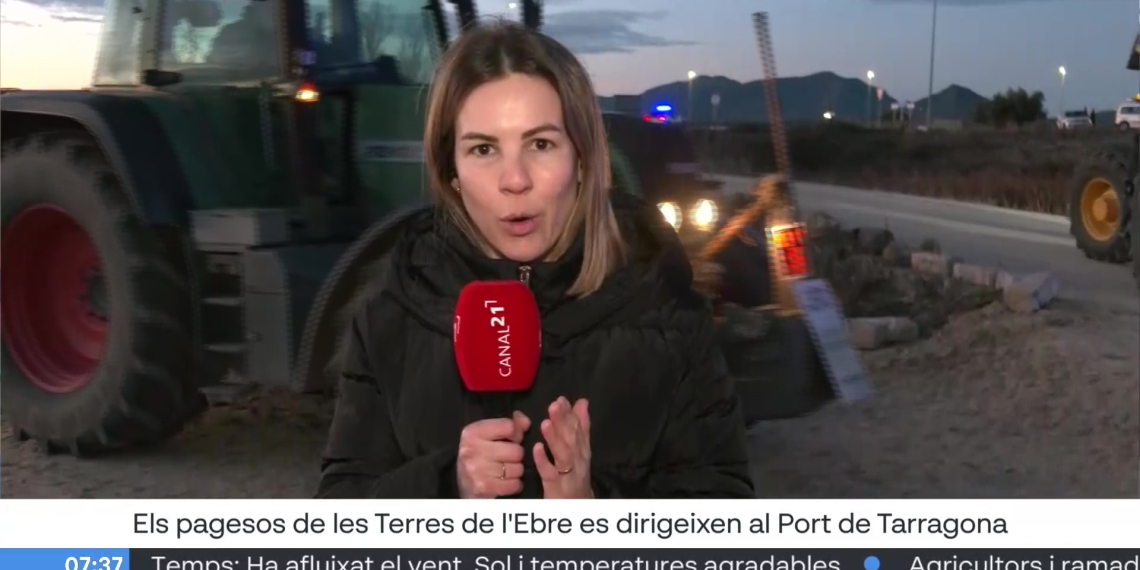 Centenars de tractors es concentren a l’Aldea en la segona setmana de protestes: Volen bloquejar el port de Tarragona