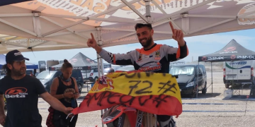 El roquetenc Pau Doñate, llest per debutar al Campionat d’Espanya d’enduro