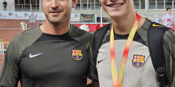 Adrià Ripollès (FC Barcelona), bronze a l’Estatal sub’20 en perxa i mínima per al Mundial sub’20