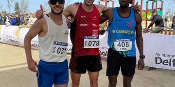 Llorenç Sales i Agnès Abella guanyen els 10 kilòmetres de la Cursa del Pont de Deltebre