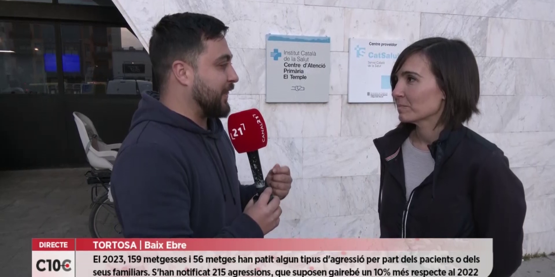 Augmenten les agressions a metges, quasi un 50%, en un any