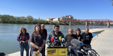 Els candidats ebrencs de la CUP es presenten com l’opció per ‘defensar la terra’ el 12-M