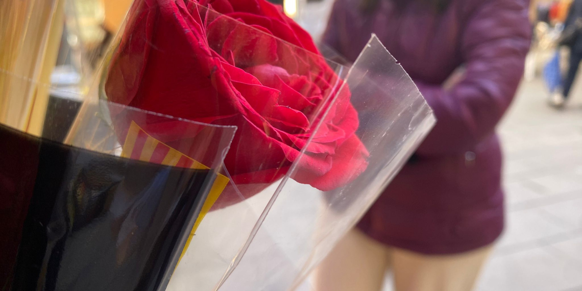 Roses de tots els colors per Sant Jordi