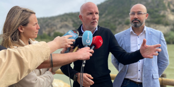 Mascort assegura que el 2031 el canal Xerta-Sénia abastirà d’aigua 30.000 hectàrees del territori