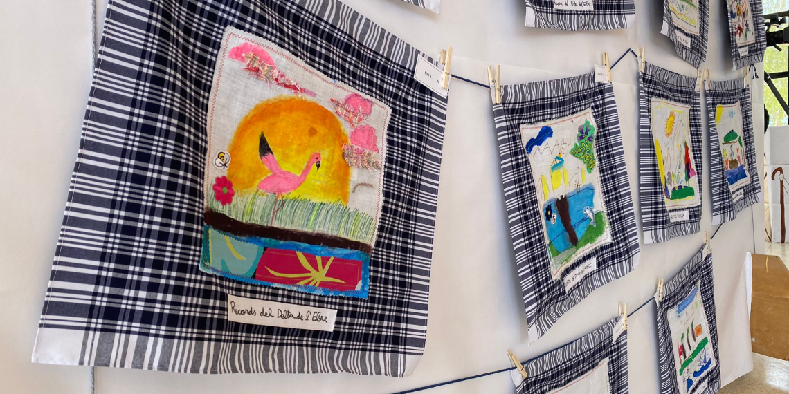 Els Muntells apropen la cultura ebrenca als més petits amb un taller de l’artista Joan Slavadó