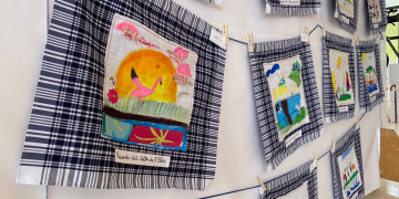 Els Muntells apropen la cultura ebrenca als més petits amb un taller de l’artista Joan Slavadó